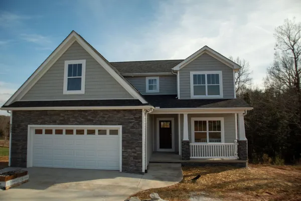 exterior view of a new home by home builder statesville nc