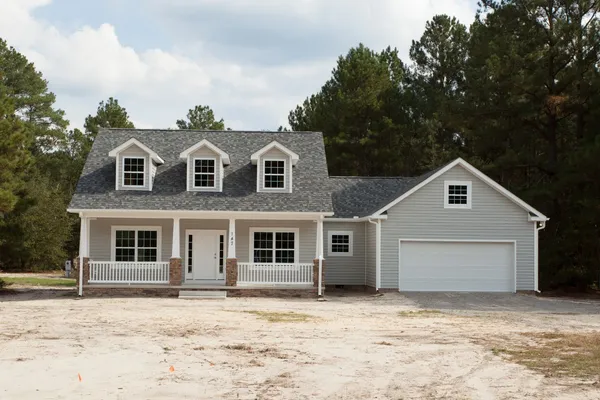 exterior view of a new home by home builder near me