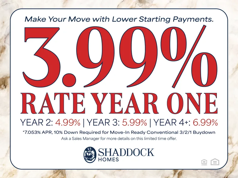 3.99% Rate Buydown!