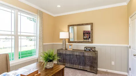 Staged photos are of a Lincoln model home. 