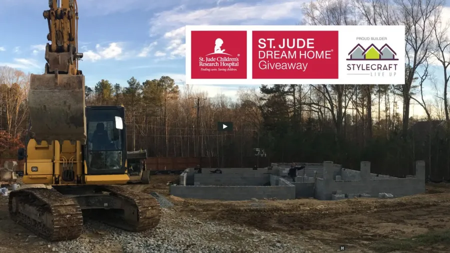 St. Jude Dream Home Giveaway Update: Building a Strong Foundation