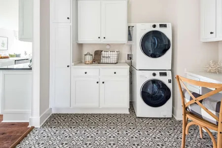 Columbia Laundry Room and Office Nook in Mosaic at West Creek