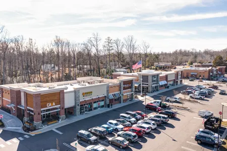 Charred Shopping Center in Chesterfield, VA