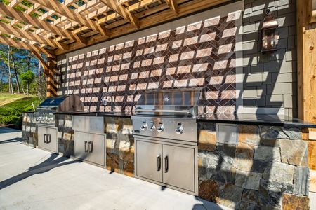 Community Conservatory & Outdoor Kitchen in Mosaic at West Creek