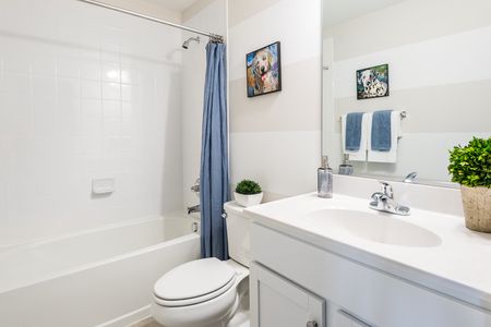 Full bathroom at The Village at Millers Lane: Raleigh