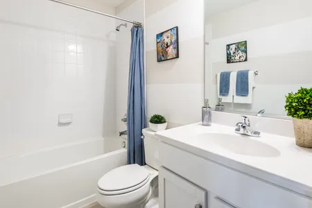 Full bathroom at The Village at Millers Lane: Raleigh