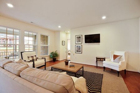 Family room area at The Reed