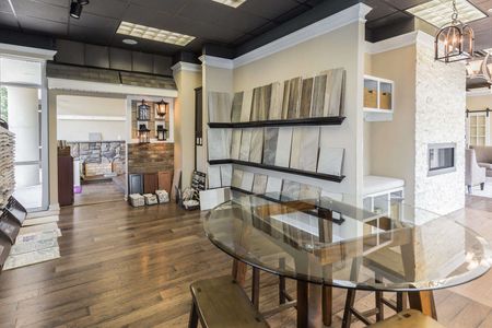 Interiors shop showcasing various flooring and outdoor upgrades