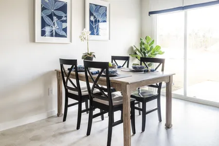 Dining room area at The Village at Millers Lane: Raleigh