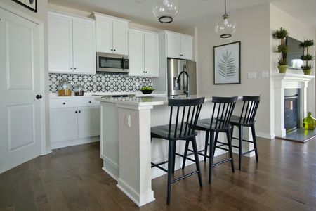Kitchen of Hampton Model Home in Mosaic at West Creek