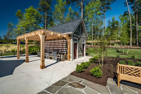Kitchen and Outdoor Area at Community Conservatory in Mosaic at West Creek