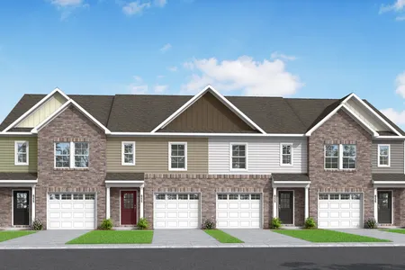 Exterior rendering of the Raleigh at The Reserve at Springdale Park