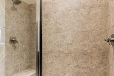 Walk-in, double shower at The Reed