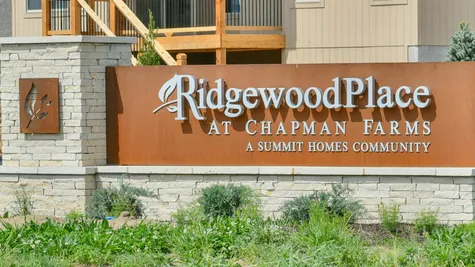 RidgewoodPlace at Chapman Farms Sign