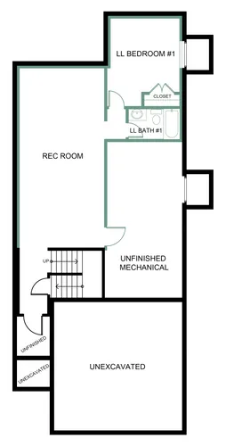 lower level - 1 bedroom