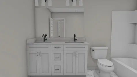 Series 3 - Secondary Bathroom - Cabinet Comparison