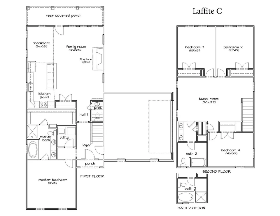 lafitte-by-sunrise-homes Floor Plan