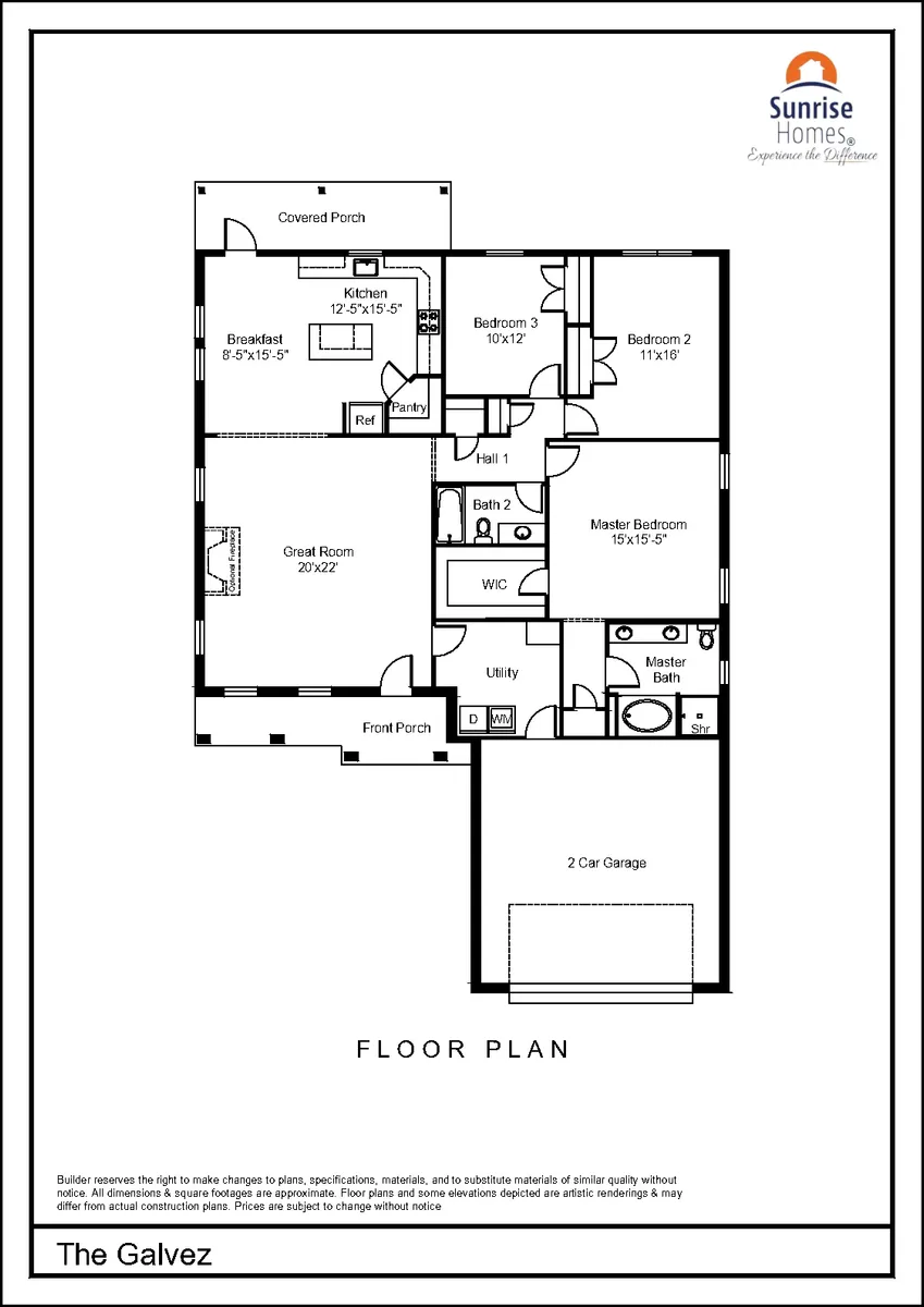 galvez-by-sunrise-homes Floor Plan