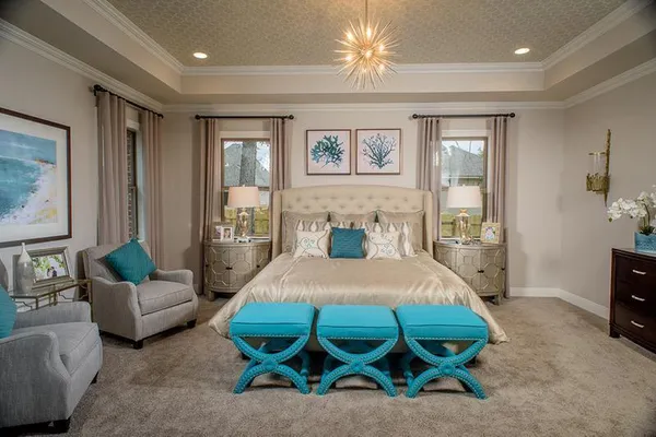 bedroom in a new home in covington la by sunrise homes