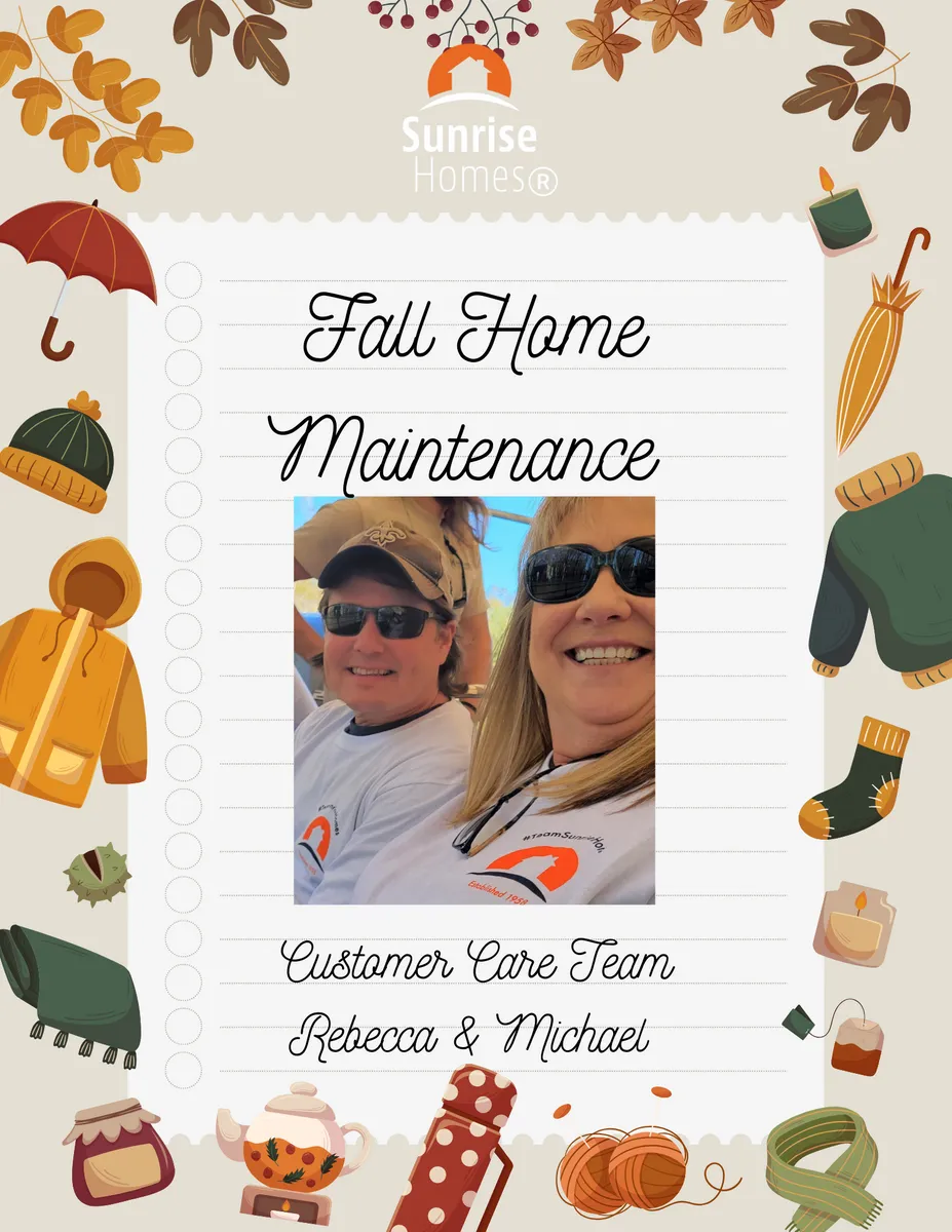 Customer Care Team, Rebecca Fried & Michael Myers, Share Tips to Prepare for Fall Season