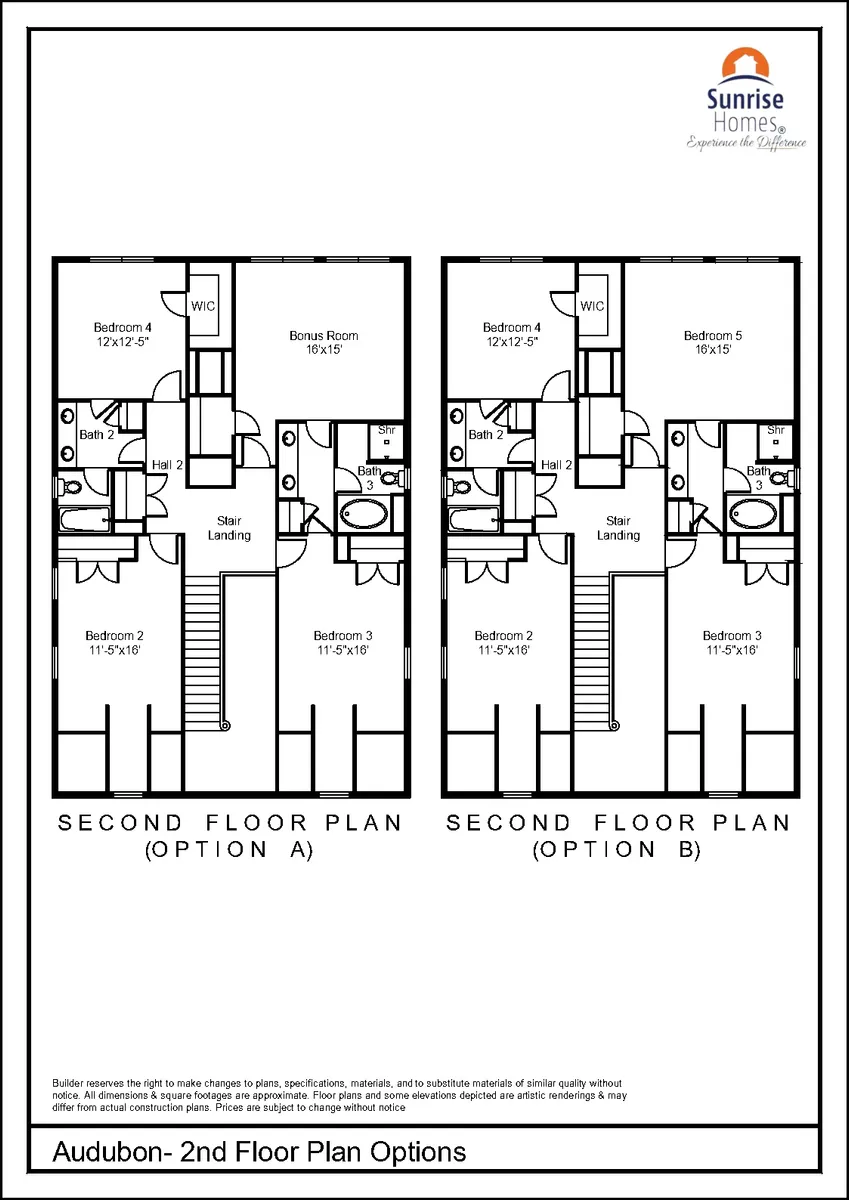 audubon-by-sunrise-homes Floor Plan