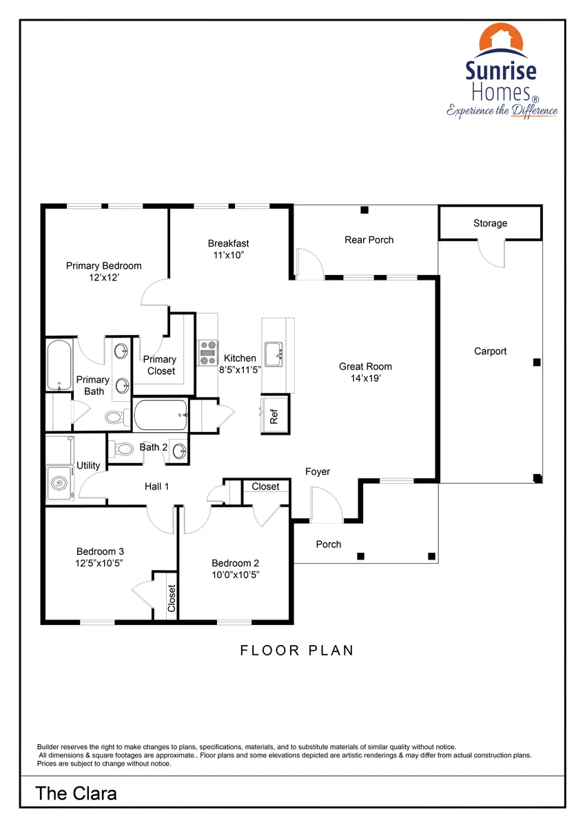 clara-by-sunrise-homes Floor Plan