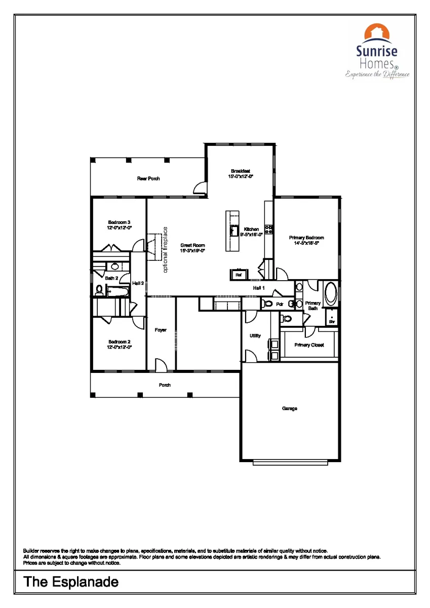 esplanade-by-sunrise-homes Floor Plan