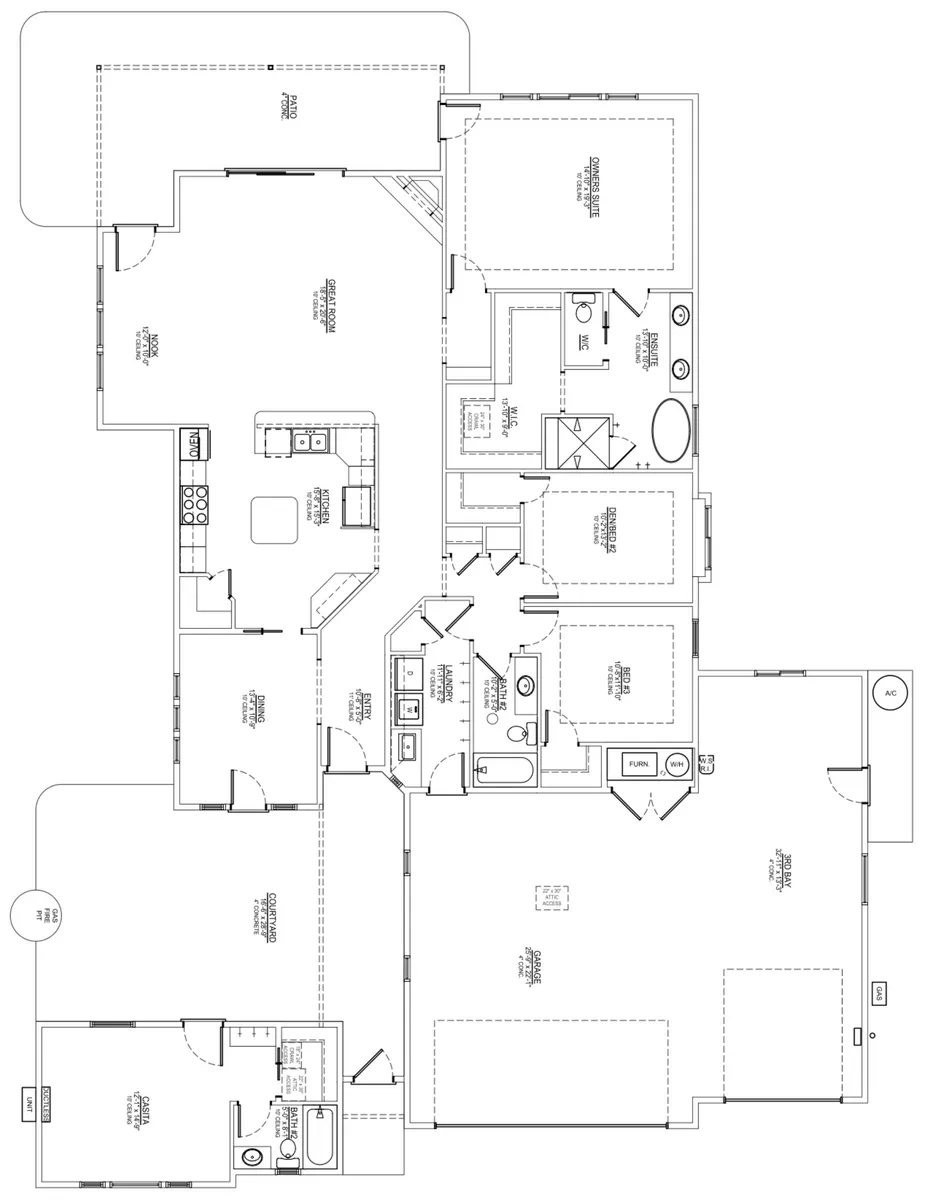 Hampton w/Casita floor plan