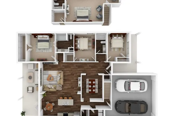 Floor plan rendering only. Actual construction may vary.