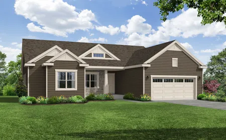 Holly Craftsman Front Exterior Rendering