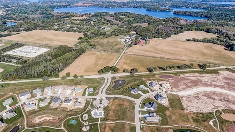 Aerial view of homesites in Lake Country Village