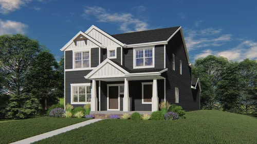 Chagall Craftsman Front Elevation Rendering