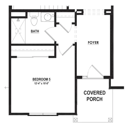 Optional 5th Bedroom with Full Bath