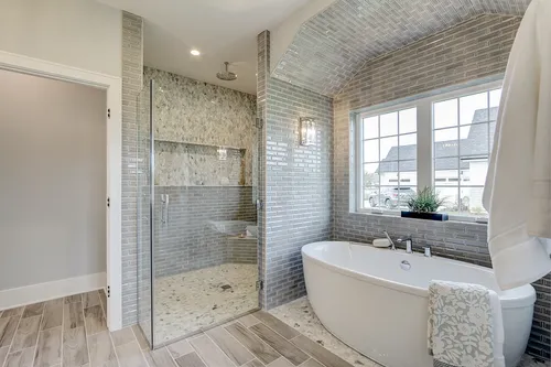 bathroom in a new home in sussex wi by tim o'brien homes