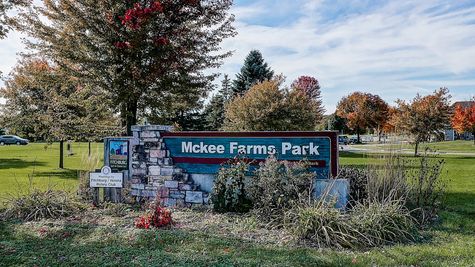 McKee Farms Park Sign near Terravessa Neighborhood in Fitchburg, WI