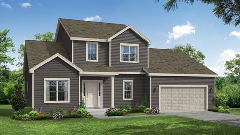 Alpine Traditional Front Elevation Rendering
