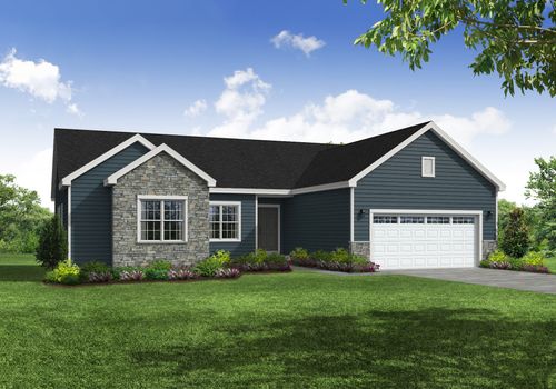 Holly Traditional Front Exterior Rendering