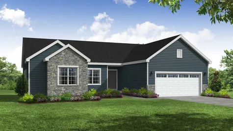 Holly Traditional Front Exterior Rendering