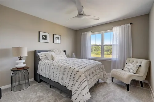 spacious bedroom in a new home in oregon wi by tim o'brien homes
