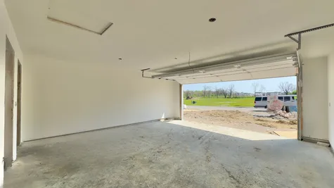 Oversized 2 Car Garage with Storage Room