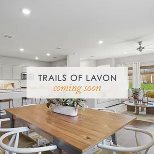 <p>Calling all home seekers! Trails of Lavon is on the horizon, bringing a new level of living to Lavon, TX. With a wide range of floor plans, ranging from approximately 1230 SF to 3100 SF, there's a perfect space for everyone. Stay tuned for more details!</p>