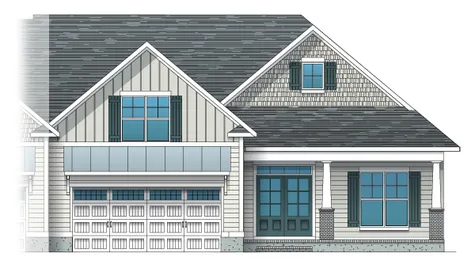 Plum Island II Townhome | Elevation R1 Right