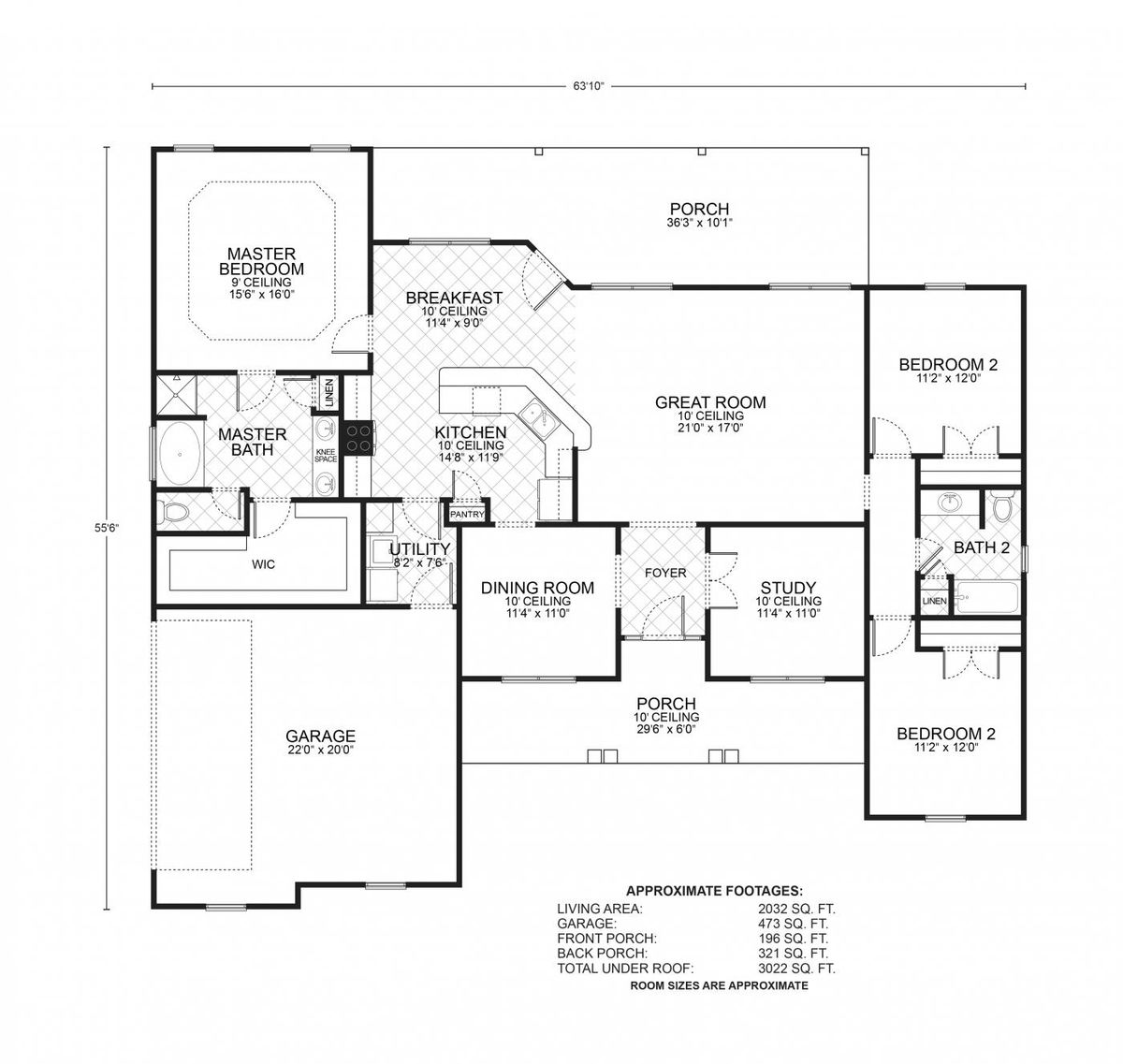 Hillsboro B Floor Plan