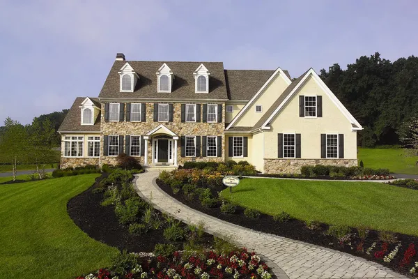 exterior of a new home by a delaware home builder