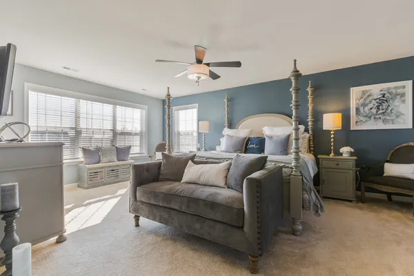 secondary bedroom in a new home in the community of the orchards in camden de