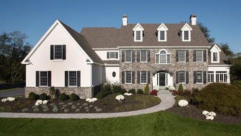 front view of a custom built home by wilkinson homes