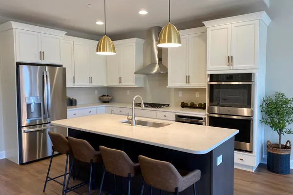 kitchen in a new home community by wilkinson homes