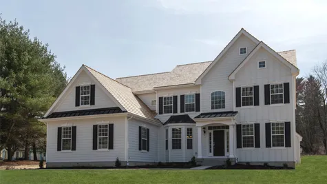 exterior of a custom home in dover de by wilkinson homes