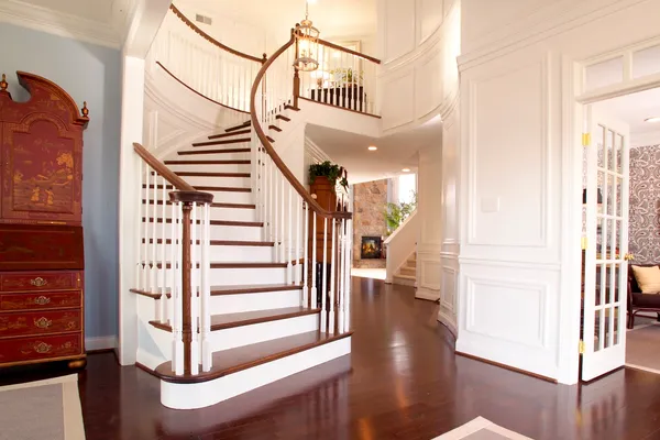 entry way in a new home by a home builder in delaware, wilkinson homes