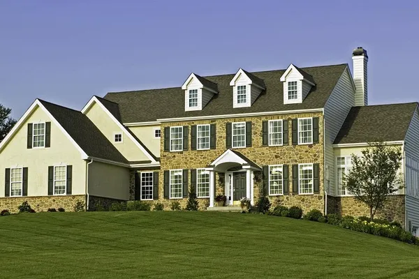 exterior of a new home by a home builder in delaware, wilkinson homes